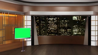 Virtual TV Studio Background & Template - VideoBlocks