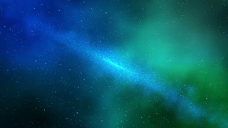 Galaxy Background Blue Green