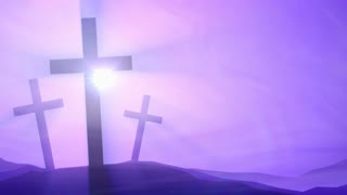 Three Crosses on a Hill Stock Video Footage - VideoBlocks