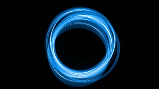 Blue Pulsing Abstract Grunge Rectangle and Circle with Matte Motion ...